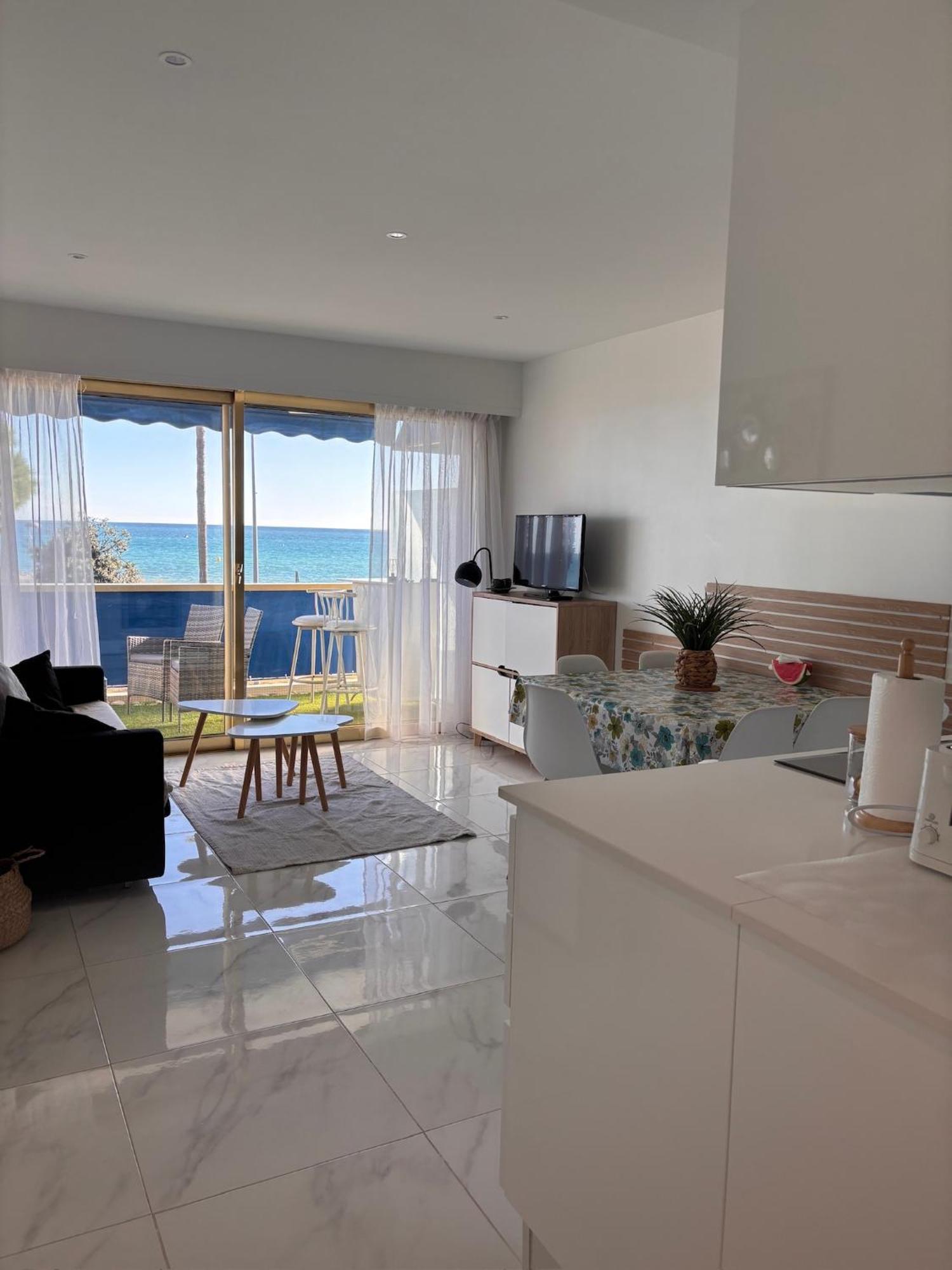 Front De Mer,Plage, Piscine, Parking Кань-сюр-Мер Екстер'єр фото